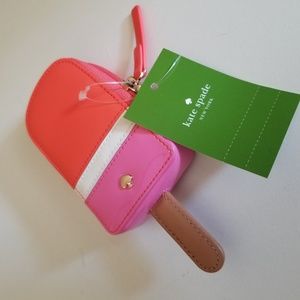 Kate Spade leather "popsicle" coin purse